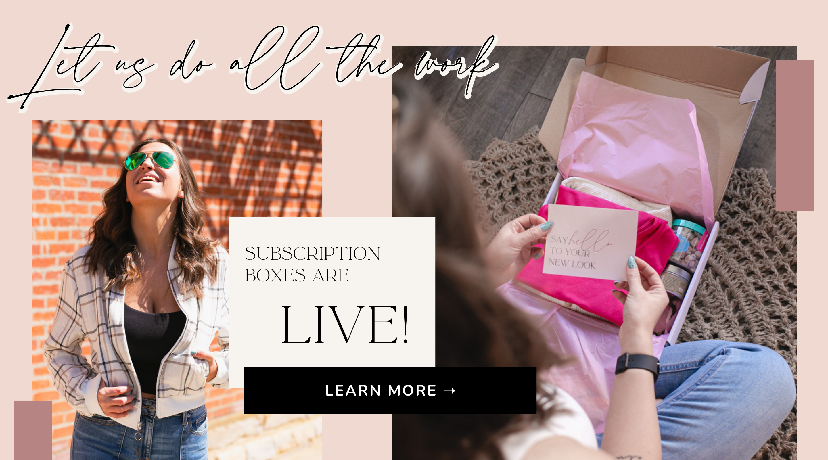 Let us do all the work. Subscription boxes are live! Click here to learn more.