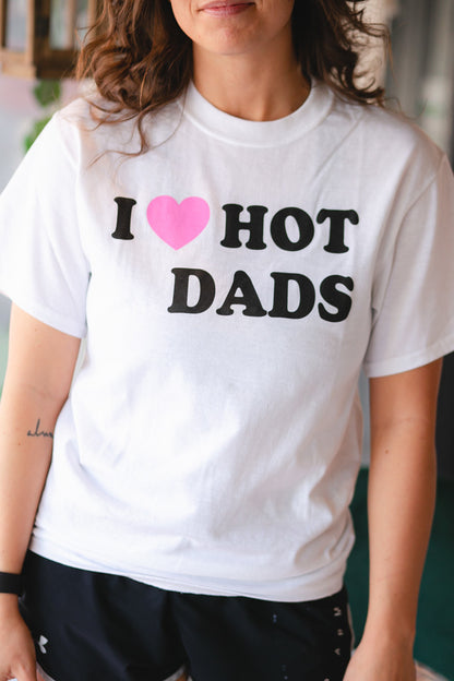I Heart Hot Dads Graphic Tee