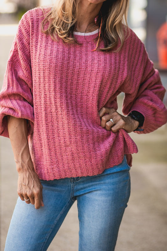 Aspen Rose Knit Sweater