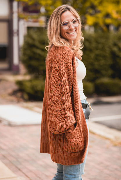 Harmony Cable Knit Cardigan