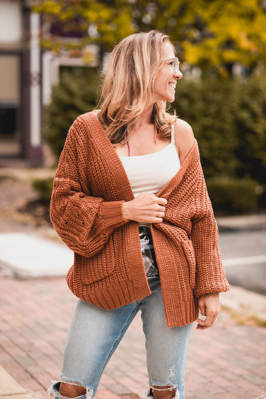 Harmony Cable Knit Cardigan