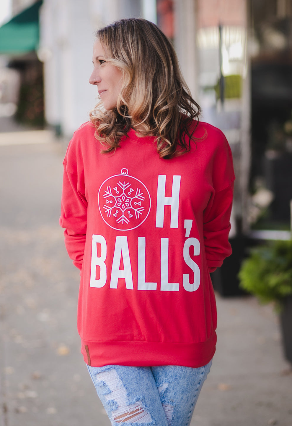 Ampersand Pullover Sweatshirt - Oh Balls