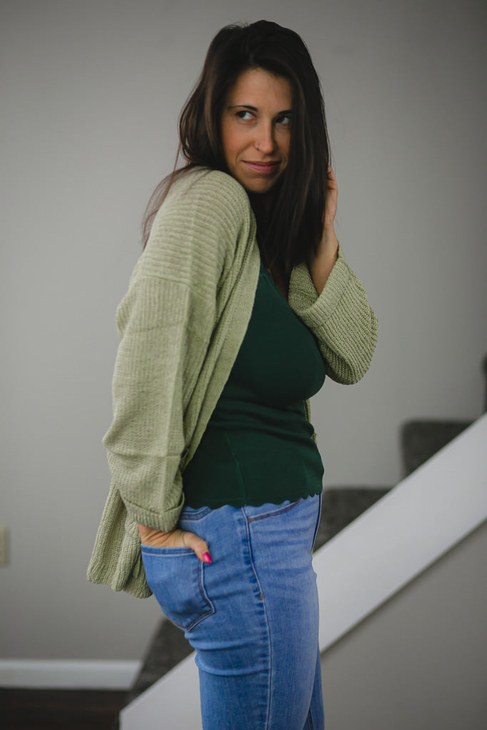 Fiore Open Pocketed Cardigan