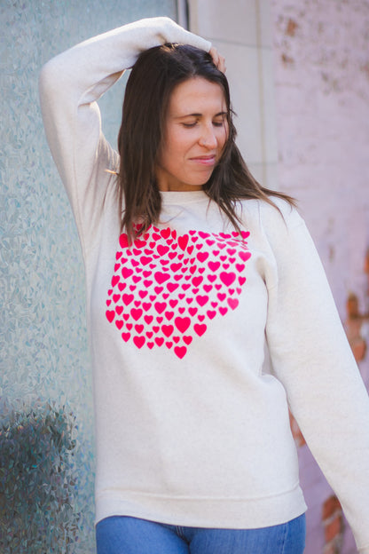 Heart Ohio Fleece Crewneck Sweatshirt