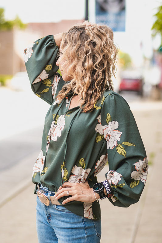 Work And Play Floral Top