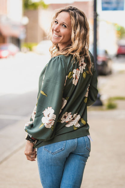 Work And Play Floral Top