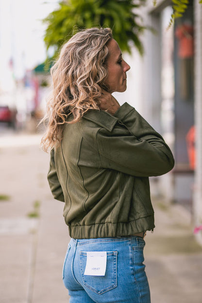 Situation Collared Jacket - Olive