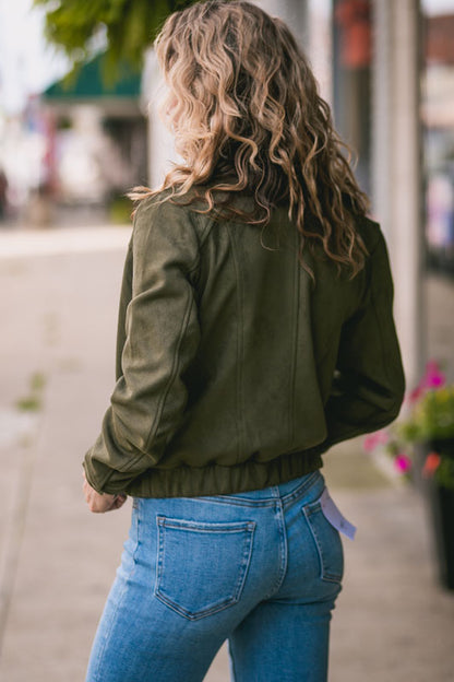 Situation Collared Jacket - Olive