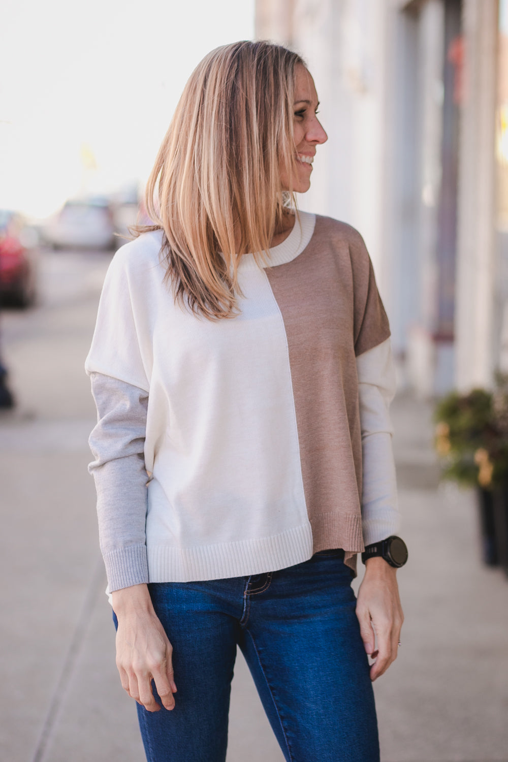 Olwen Colorblock Sweater