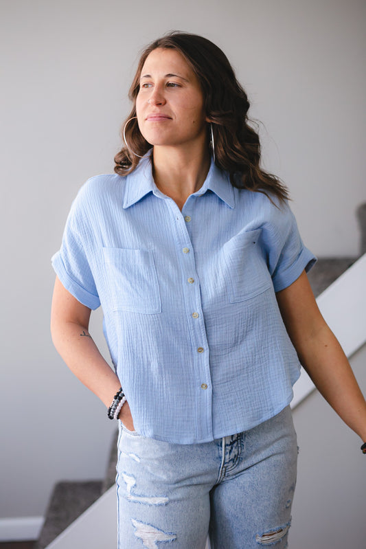 First Impressions Chambray Tee